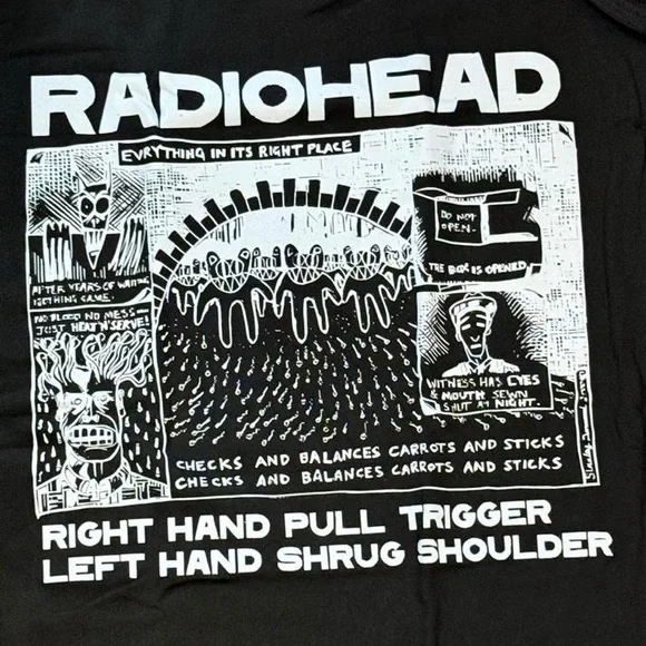 Brandy Melville Black Graphic Tank Top - Picture 4 of 4